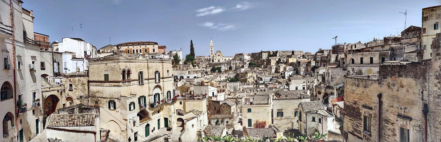 Panorama sui tetti dei Sassi di Matera