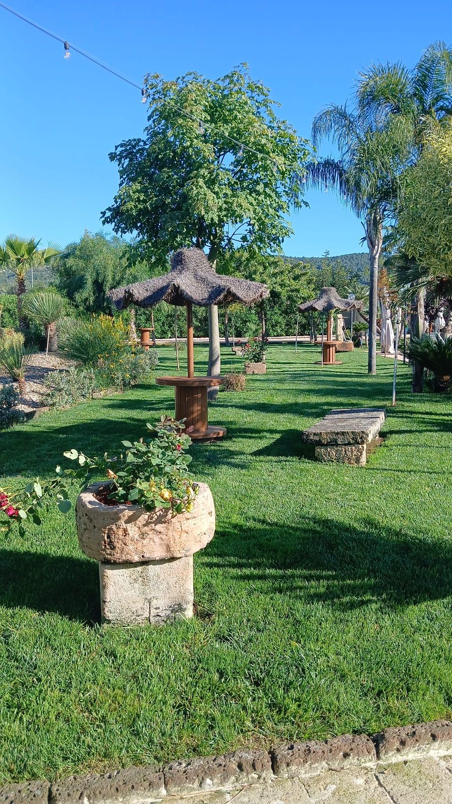 Relais San Giovanni · il gazebo in paglia nel giardino, Castellaneta (Taranto)
