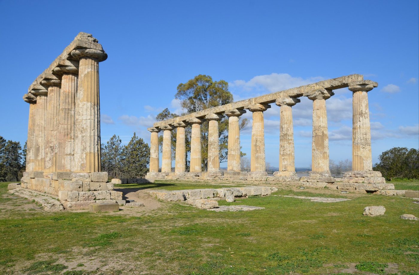Le colonne doriche delle Tavole Palatine a Metaponto